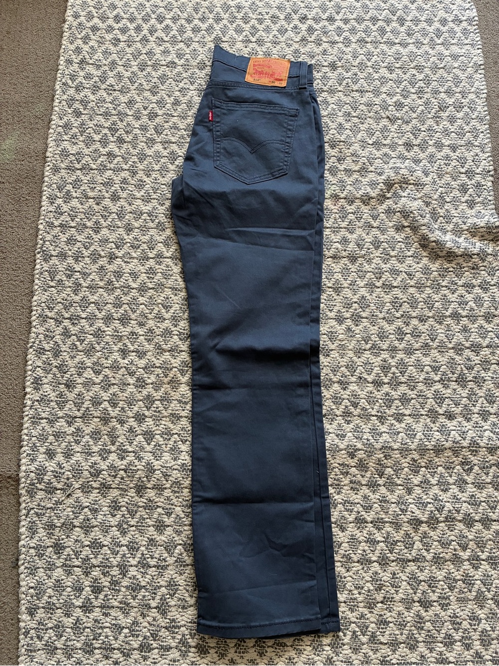 Levi's Gray Blue Straight Leg Pants.
